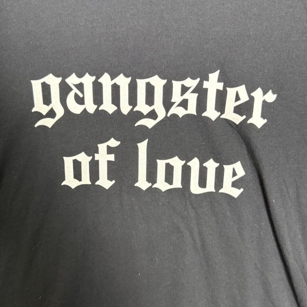 Bella + Canvas Size 2XL Black Gangster of Love Graphic T-Shirt - Picture 6 of 6